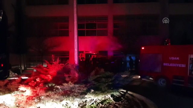 Uşak Eğitim ve Araştırma Hastanesi'nde yangın