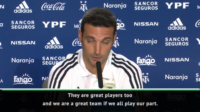 There are no adjectives to descibe him - Argentina boss Scaloni on Messi