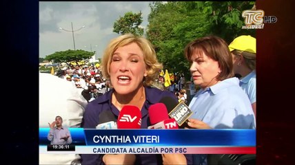 Candidatos a la alcaldía de Guayaquil cerraron sus campañas