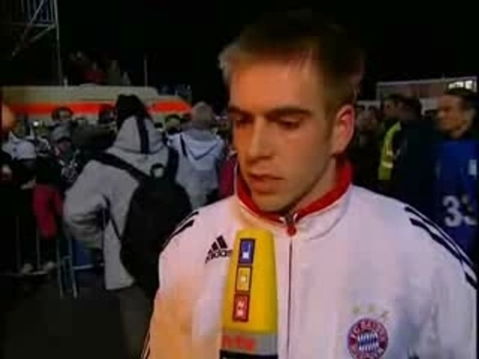 Interview with Philipp Lahm after match Bayern vs Augsburg