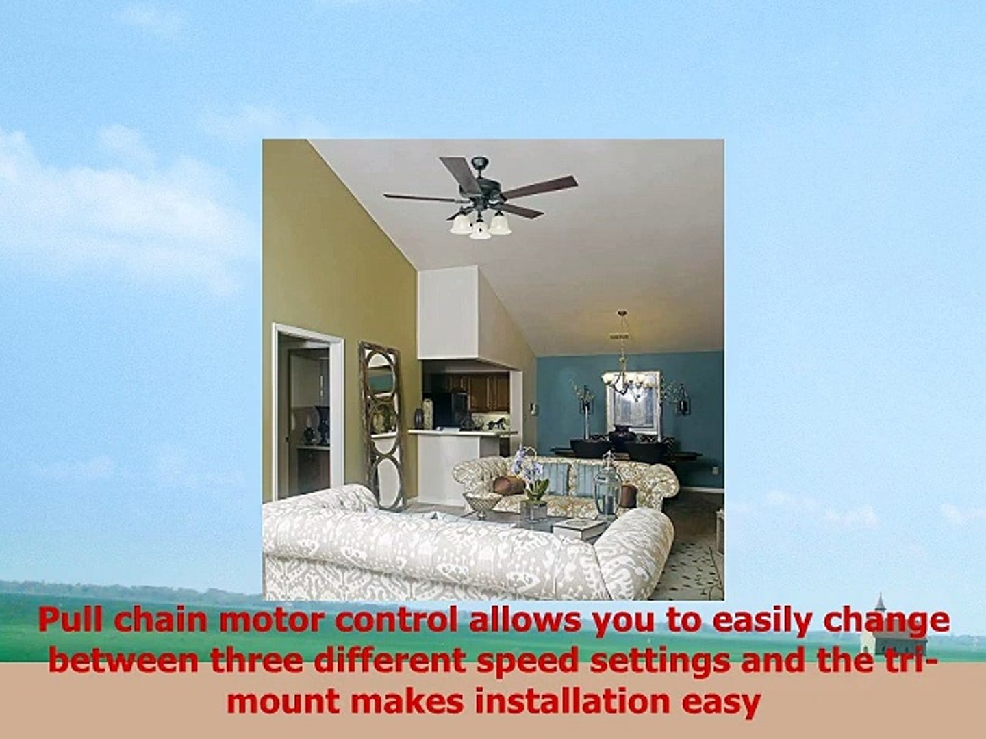 Design House 154112 Ironwood 3 Light Ceiling Fan 52 Brushed Bronze