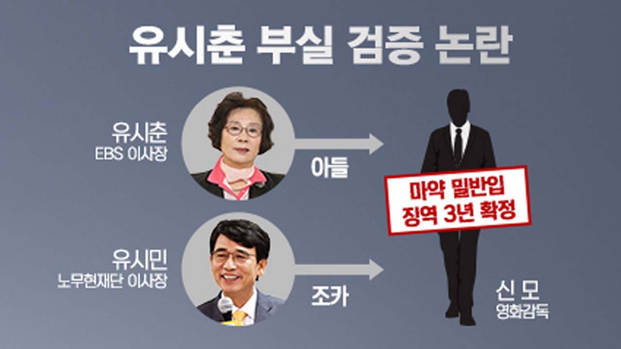 유시춘 아들 마약 혐의 실형..."부실 검증 vs 절차 문제 없어" / YTN
