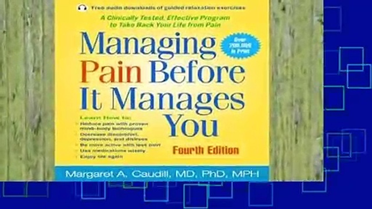 Popular Managing Pain Before It Manages You - Margaret A. Caudill