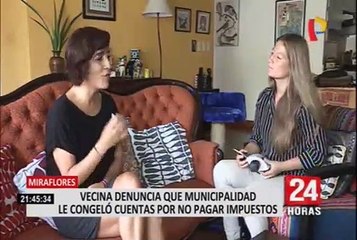 Miraflores: por deuda municipio congeló cuentas bancarias de vecina
