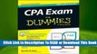 Full E-book CPA Exam for Dummies with Access Code  For Free