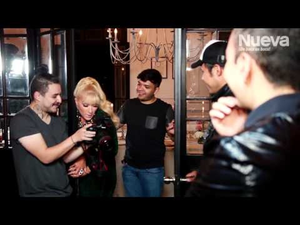 Yuri, el detrás de cámaras para Revista Nueva