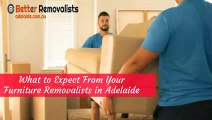 What to Expect From Your Furniture Removalists in Adelaide
