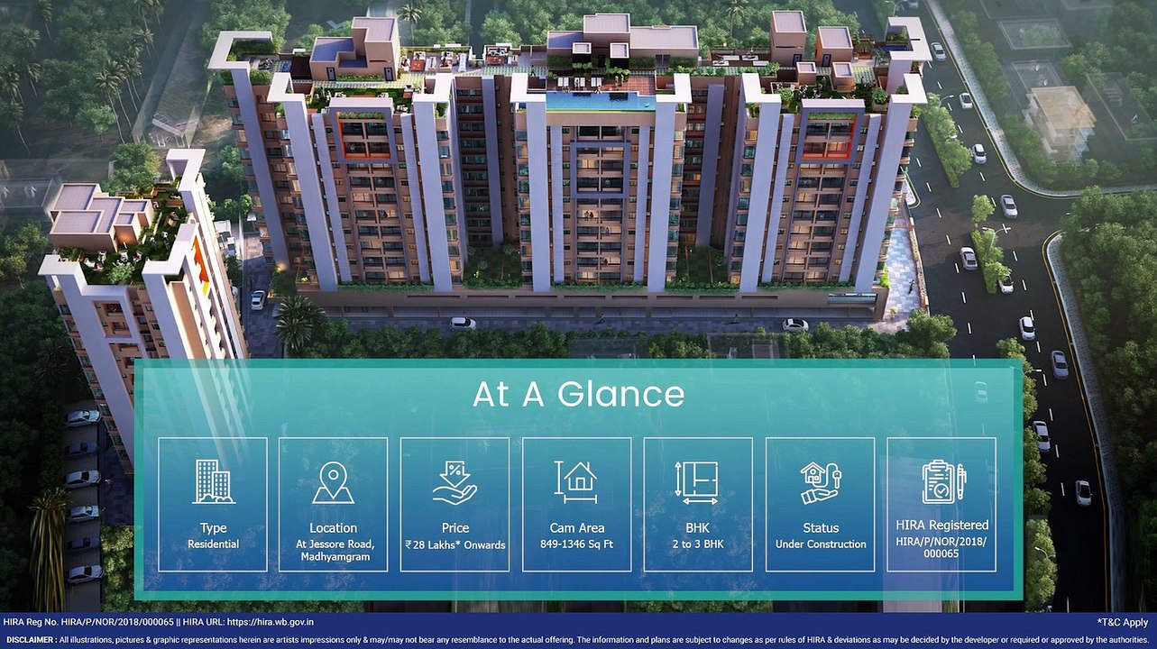 Rishi Ventoso 2 Bhk, 3 Bhk Apartment In Madhyamgram, Kolkata | Affordable Housing Projects