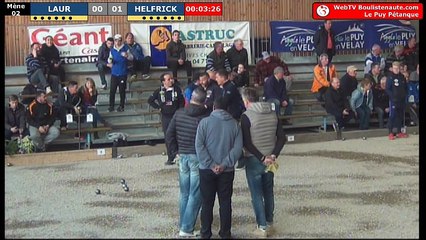 National du Puy Pétanque 2018 : 16ème LAUR vs HELFRICK