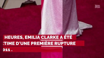 Emilia Clarke (Game of Thrones) annonce avoir survécu à deux ruptures d'anévrisme