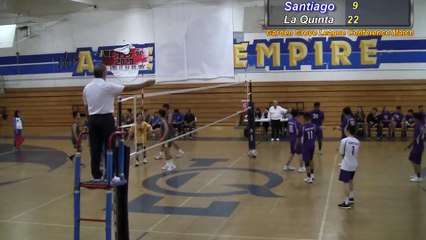 Santiago Cavaliers La Quinta Aztecs Boys Volleyball 3-21-19