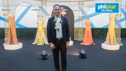 Mak Tumang on his gown exhibit