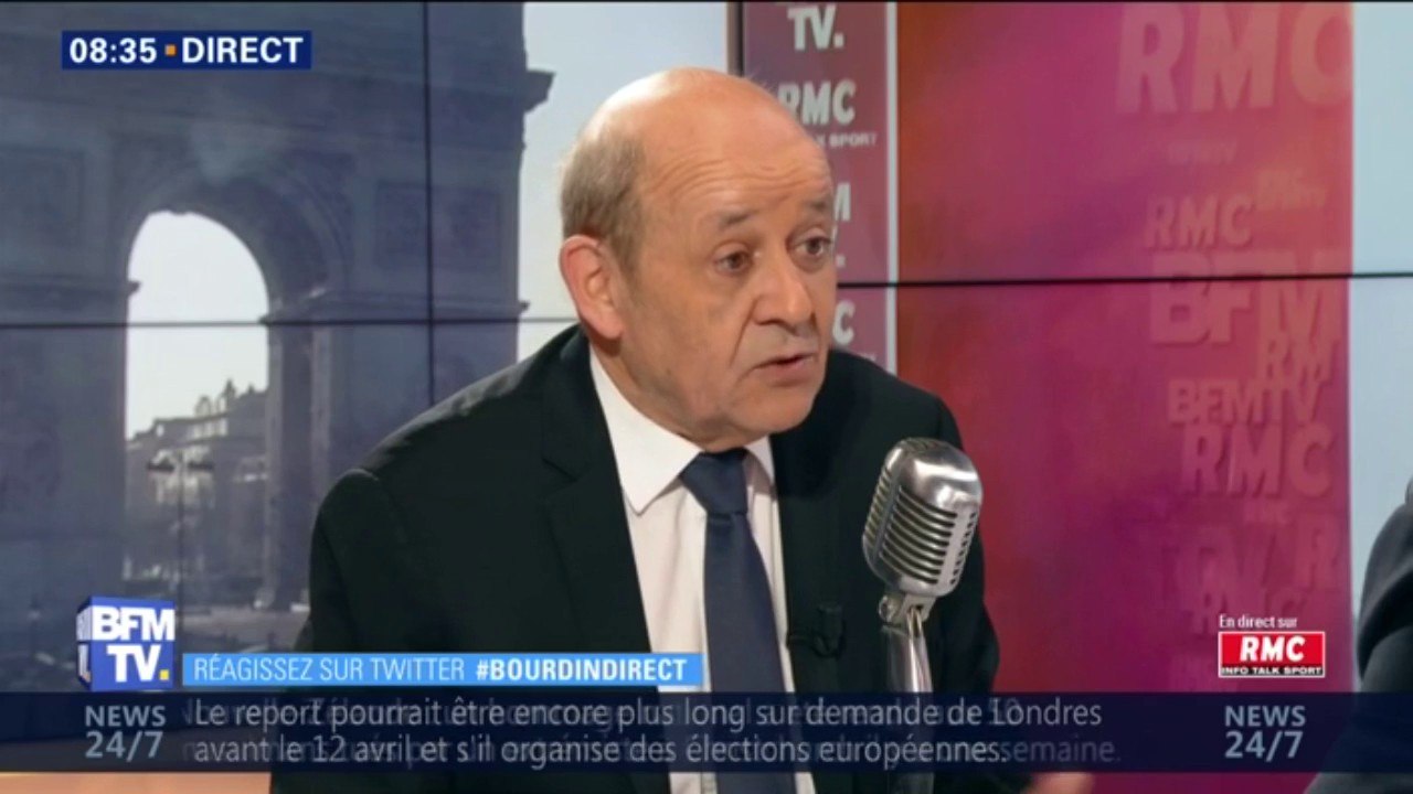 Jean-Yves Le Drian: "Ce n'est pas à l'Union européenne de régler la crise politique britannique"