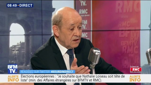 C'est l'Algérie qui décide de son avenir : Jean-Yves Le Drian dit regarder avec attention la situation en Algérie