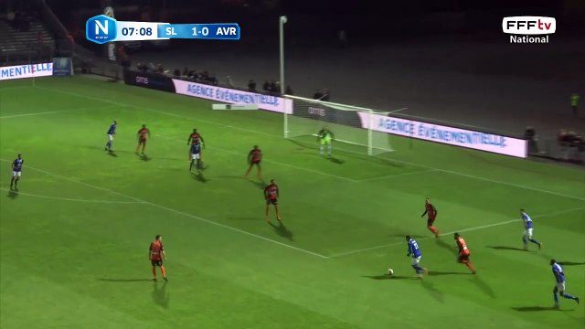 Frappe captée par le gardien