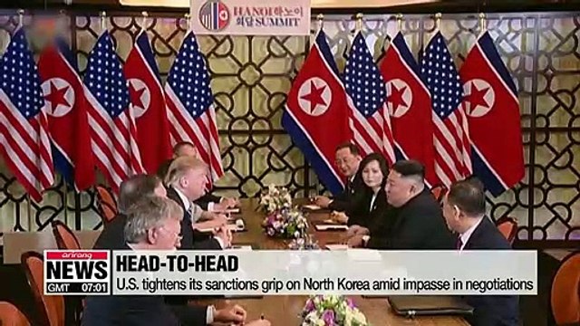 U.S. tightens its grip on N. Korea as neither side willing to budge in denuclearization talks
