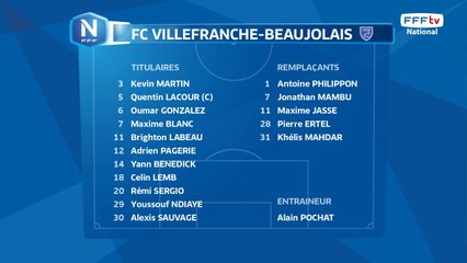 Informations COMPOSITION FC VILLEFRANCHE
