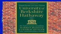 R.E.A.D University of Berkshire Hathaway: 30 Years of Lessons Learned from Warren Buffett &