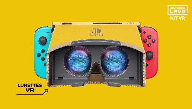 Nintendo Labo - Bande annonce de lancement du Toy-Con 04 VR Kit