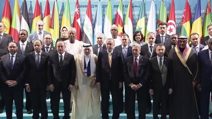 İslam İşbirliği Teşkilatı Acil İcra Komitesi Toplantısı - Aile fotoğrafı - İSTANBUL