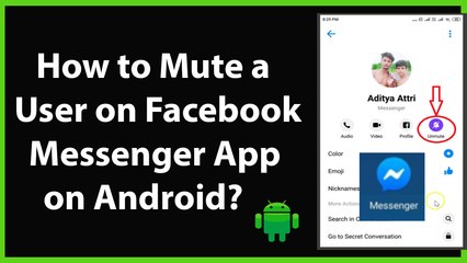 How to Mute a User on Facebook Messenger App on Android?