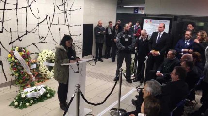 Bruxelles - commémoration dans la station Maelbeek, la parole aux victimes #2 (vidéo Germani)