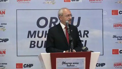 Kılıçdaroğlu : 'Yakında fındık ithal ederlerse hiç şaşmayın' - ORDU