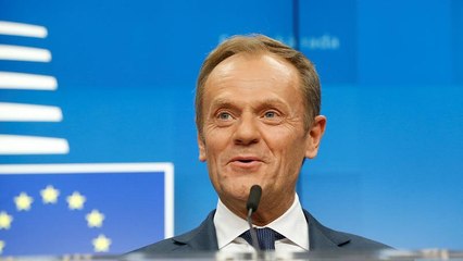 Britain’s time in Europe is running out but there's still room in hell, jokes Tusk