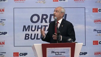 Kılıçdaroğlu: 'Otomobil üreteceğiz diyorlar. Nerede kaldı bu' - ORDU