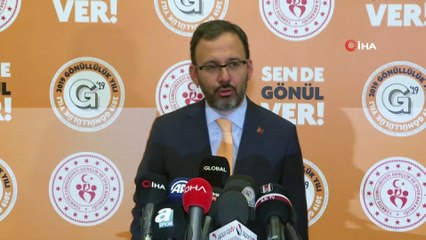 Bakan Mehmet Muharrem Kasapoğlu: “El ele, gönül gönüle vereceğiz”