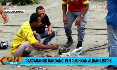 Pascabanjir Bandang, PLN Pulihkan Aliran Listrik