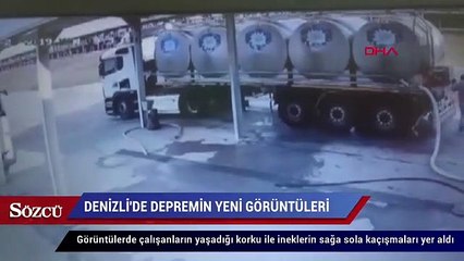 Denizli’de depremde yeni görüntüleri ortaya çıktı