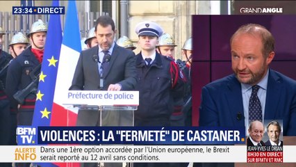 Violences: la "fermeté" de Castaner (2/2)