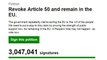Brexit: Petition to remain in the EU hits 3 million signatures