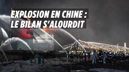 Explosion dans une usine chimique en Chine : le bilan s'alourdit