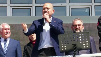 Soylu: '(Figen Yüksedağ'a) Sen sırtını PKK'ya, PYD'ye yaslarsın ha, şimdi sana dört tane duvar verdik' - ANKARA