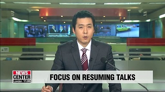 Lee says focus of his talks with Russia and EU was on resuming Pyeongyang-Washington talks