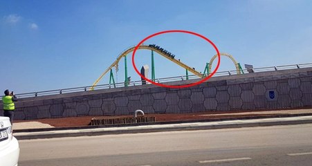 Ankapark'ta Rollercoaster Bozuldu, Vatandaşlar Raylardan Yürüyerek İndirildi