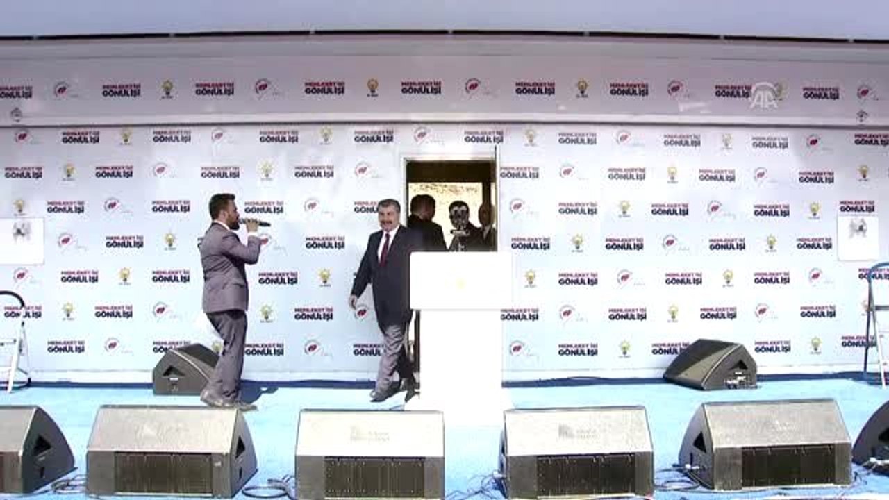 AK Parti Konya Mitingi - Sağlık Bakanı Fahrettin Koca