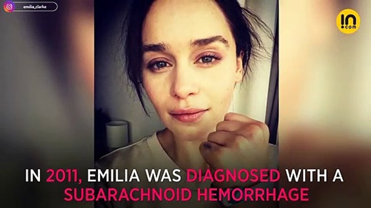 Game of Thrones actor Emilia Clarke opens up on her ordeal of surviving two life-threatening aneurysms