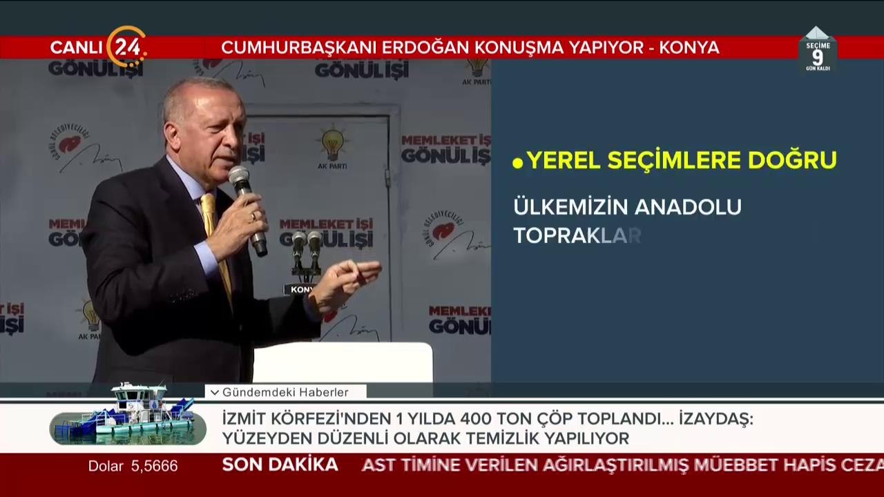 Başkan Erdoğan Konya'da