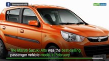 Alto best selling PV model in February; Maruti makes clean sweep of top six spots