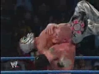wwe brock lesnar vs rey mysterio vs big show