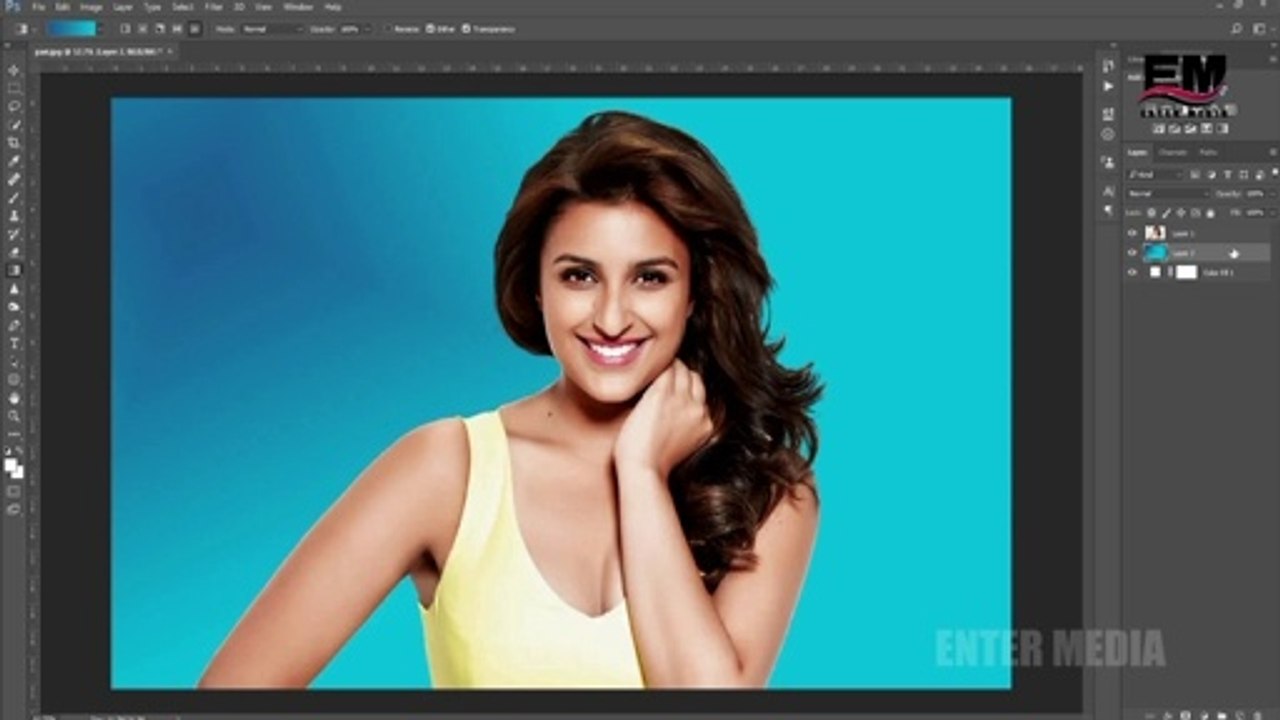 How to use Gradient Tool in Photoshop | Photoshop in Nepali 2019
