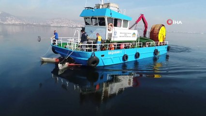 İzmit Körfezi’nden bir yılda 400 ton çöp toplandı