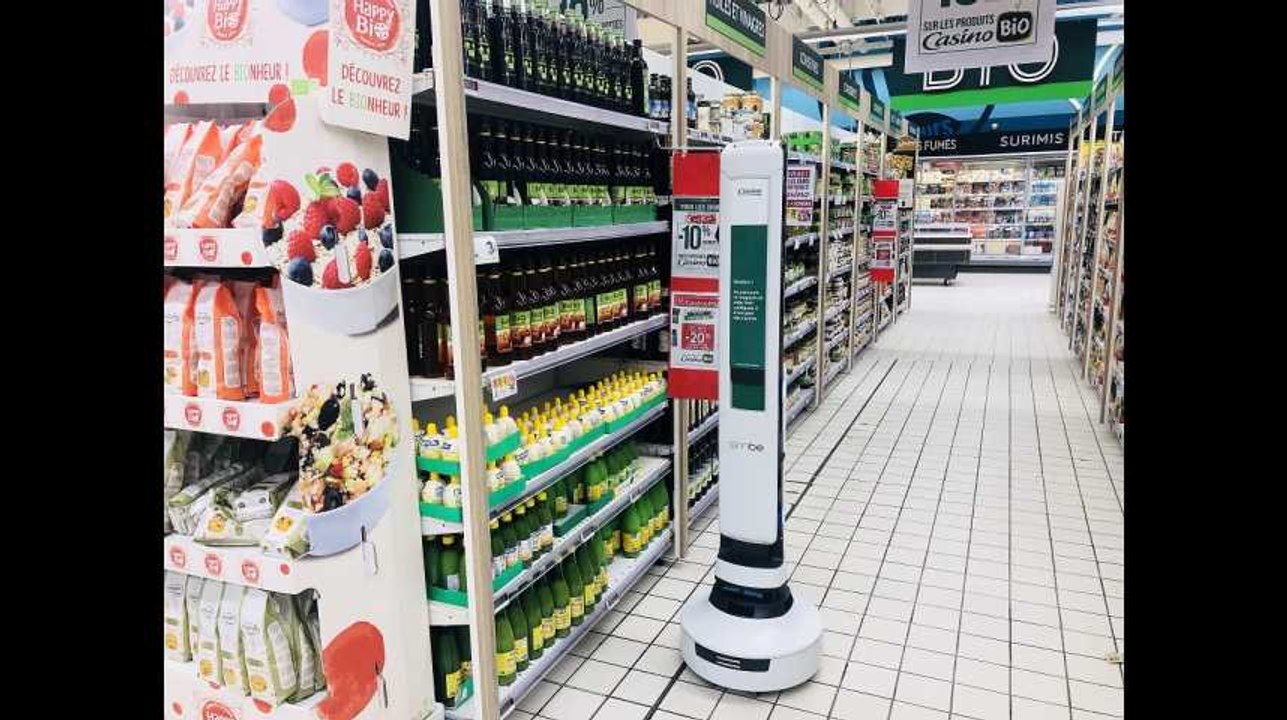 Pessac: Voici Simbe, le robot qui repère les ruptures de stocks dans les rayons d'une grande surface