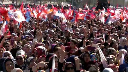Cumhurbaşkanı Erdoğan: 'Teröristlerle el ele, omuz omuza yürüyenlere 'Hadi yürüyün' diyemeyiz' - KONYA