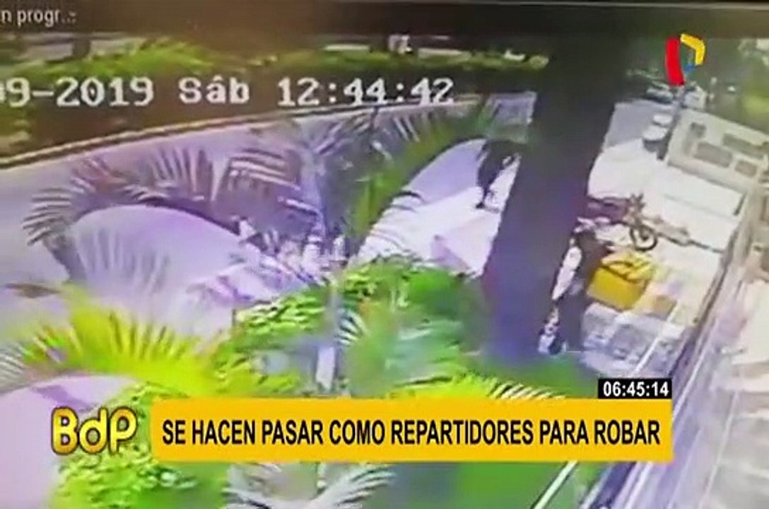 Delincuentes se hacen pasar como repartidores para robar