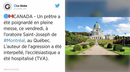 Canada. Un prêtre agressé à l’arme blanche pendant une messe à Montréal, l’agresseur présumé arrêté