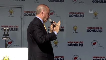 Cumhurbaşkanı Erdoğan: "Marmaray, Egeray, Başkentray Gibi Konya'ya da Yeni Bir Raylı Sistem Projesi...